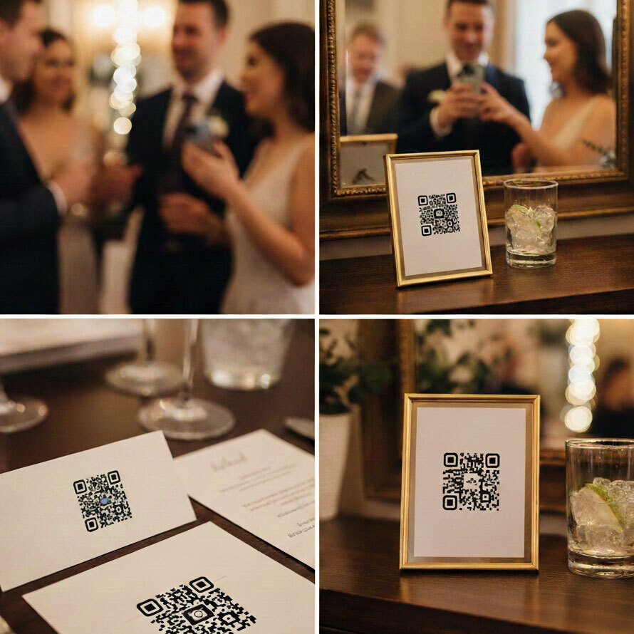 qr kode placeringer