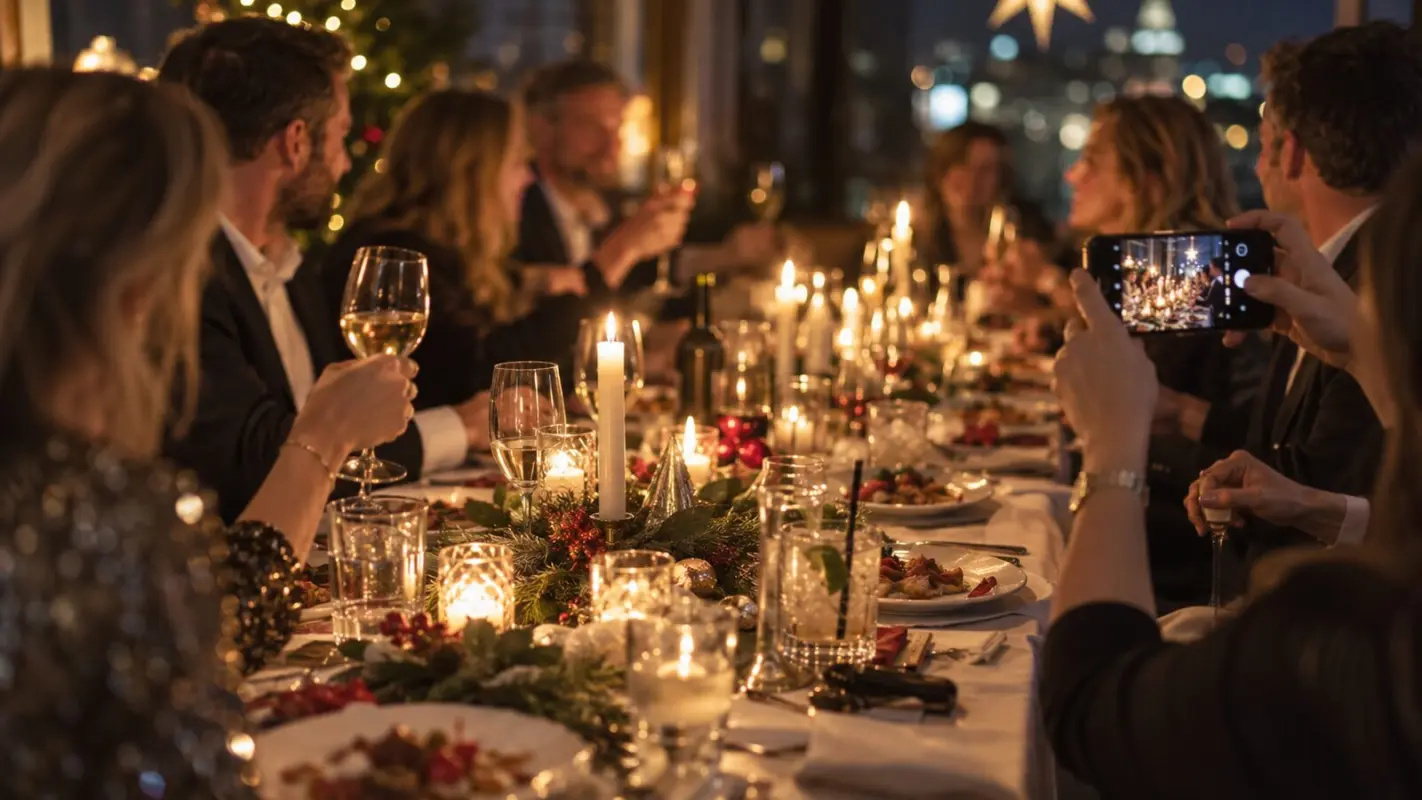 Billeder fra julefrokosten - uden at jagte dem bagefter